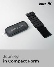 Load image into Gallery viewer, kure.fit Pilates Weight | Wrist & Ankle Weights for Women 1LB Set of 2- Black
