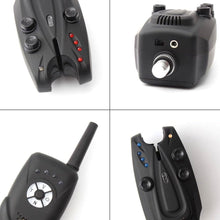 Load image into Gallery viewer, Fishing Bite Alarm Set with 3 Wireless Transmitters and Receivers, Designed for Coastal Reservoir Fishing (1+2 Alarm)