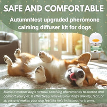 Load image into Gallery viewer, Dog Pheromone Calming Diffuser Kit, Calming Diffuser for Dog (2 Plug-Ins & 4×48ml Refills) for Stress Support, Helps Reduce Barking & Aggression, 120-Day Supply (Non-Toxic, Safe & Inedible)