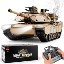 Load image into Gallery viewer, BESTYMXY RC Tanks US M1A2 Abrams Army Tank, HengLong 1:16 2.4ghz Remote Control Tank Vehicles