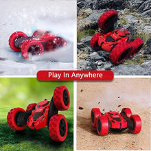 Load image into Gallery viewer, Hamdol RC Stunt Car for Kids Ages 6–12, 360° Rotating Remote Control Car with LED Lights