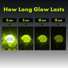 Load image into Gallery viewer, Volvik Vivid Twilight Glow in the Dark Golf Balls (Flashlight Combo Pack, Yellow)