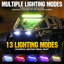 Load image into Gallery viewer, RC Military Tank Armored Fighting Car with LED Lights, 2.4G Remote Control (Grey)