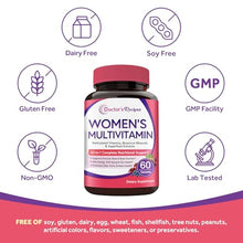 Load image into Gallery viewer, Doctor's Recipes Women’s Multivitamin, Complete Methylated Multivitamins, Vitamin A, C, D, E, B12, Iron, Inositol & Superfood, Hair Growth, Immune, Energy, Blood, Ages 18+, Easy to Swallow, 60 Tablets