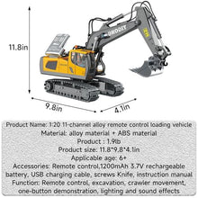 Load image into Gallery viewer, BLQCSLH Excavator Set,RC Dump Truck Command The Site Conquer The Dir (Excavator)