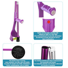 Load image into Gallery viewer, Antdvao Folding Crutch (x1 Unit) Forearm Crutch Anti-Drop Cuff Reduces the Hassle of Picking Up (Single Violet)
