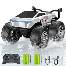 Load image into Gallery viewer, 1:16 RC Truck Remote Control Car, 4WD Waterproof Amphibious RC Car All Terrain Pickup,TIME4DEALS 2.4GHz Remote Monster Truck with 360° Rotating Standing Stunt Toy Truck for Kids Boys 6 7 8 9 10 11 12+