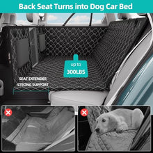 Load image into Gallery viewer, Petiza Back Seat Extender for Dogs Hard Bottom Dog Car Seat Cover for Back Seat Heavy Duty Scratch Proof Nonslip Durable Soft 100% Waterproof Dog Hammock for Car Truck SUV