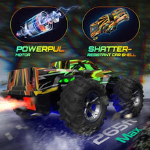 Load image into Gallery viewer, 1:16 Scale All Terrain RC Cars,High Speed 25Km/h Fast Car with Colorful Led Light and spray