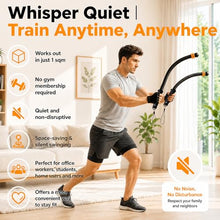 Load image into Gallery viewer, Salario Portable Cordless Battle Ropes – Home Gym Workout Equipment for Intensive Training & Core Strength, Ideal for Home, Office, Travel and Small Spaces(Black)