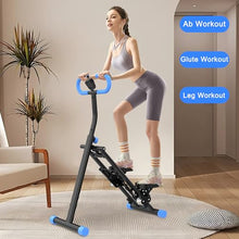 Load image into Gallery viewer, Stair Stepper for Home-Upgrade Vertical Climber Workout Machine for Full-Body Exercise -Blue