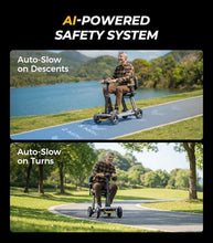 Load image into Gallery viewer, Paiseec L5 Mobility Scooter 32 lbs Ultra Lightweight, One-Step Folding Mobility Scooter, Electric Scooter with PAI Safety System, Airline Approved Mobility Scooter for Seniors (Grey, 30 Miles)