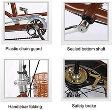 Load image into Gallery viewer, Adult Tricycle - 3 Wheel Bikes for Adults Shopping Tricycle for Adults 3 Wheel Bike Adult Seniors Tricycle 14 Inch Three-Wheeled
