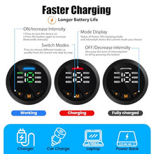 Load image into Gallery viewer, JUMPER Electronic Muscle Stimulator, ABS Stimulator, Ab Toning Belt Muscle Toner, Fitness Strength Training Workout Equipment for Men Women Black
