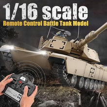 Load image into Gallery viewer, BESTYMXY RC Tanks US M1A2 Abrams Army Tank, HengLong 1:16 2.4ghz Remote Control Tank Vehicles