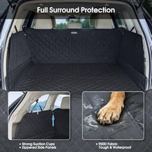 Load image into Gallery viewer, ALLANSING SUV Cargo Liner for Dogs - Heavy-Duty 900D Oxford Waterproof Pet Cargo Protector with 3-Sided Zippered All-Round Protection & TPU Suction Cups, Fits Compact SUVs