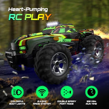 Load image into Gallery viewer, 1:16 Scale All Terrain RC Cars,High Speed 25Km/h Fast Car with Colorful Led Light and spray
