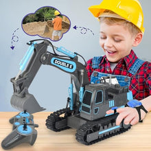 Load image into Gallery viewer, RC Excavators Rechargeable Battery Digger Hydraulic Construction Toys Vehicles
