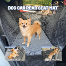 Load image into Gallery viewer, CoSofSLIP Dog Car Seat Cover for Pets Waterproof Seat Cover Hammock Scratch Proof Nonslip Back Seat Pet Bed Mat for Travel Durable Soft Back Seat Covers for Cars Trucks and SUVs (23.5 x 51 inch)