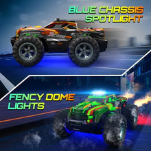Load image into Gallery viewer, 1:16 Scale All Terrain RC Cars,High Speed 25Km/h Fast Car with Colorful Led Light and spray