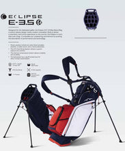 Load image into Gallery viewer, Sun Mountain Men's Eclipse 3.5 Stand Golf Bag, 14-Way Top, 2025 Model, Falcon Blue Navy