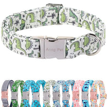 Load image into Gallery viewer, ARING PET Boy Dog Collar for Puppy Small Medium Large Dogs-Green Dinosaur L