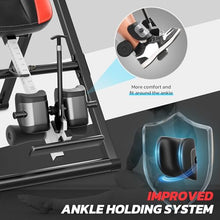 Load image into Gallery viewer, YOLEO Inversion Table Massage & Heat 2025 New Inversion Table for Back Pain Relief Equipment w/Remote Control, Reversible Ankle Holders, Heavy Duty up to 320lbs