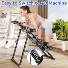 Load image into Gallery viewer, Stair Stepper & Ab Machine by SEWD, 2-in-1 Cardio Workout Equipment with Adjustable Handlebar & Large Pedals, 90% Pre-Assembled Fitness Equipment, Quickly Switch from Stepper to Abdominal Machine
