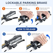 Load image into Gallery viewer, Aojin Knee Scooter for Adults for FootInjuries, 300lbs Capacity, All Terrain Foldable Knee Scooter Walker with Bag, 13" Wide Pu Seat, Compact Crutches Alternative (Black)
