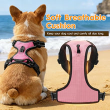 Load image into Gallery viewer, No Pull Dog Harness, No-Choke Soft Padded Reflective Dog Vest Harness with Front Clip & Top Handle, 2 Quick-Release Buckles, Adjustable for Small Medium Large Dogs