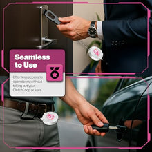 Load image into Gallery viewer, ClutchLoop Anti-Theft Phone Tether - Universal Adhesive Anchor, Retractable Steel Line and Locking Carabiner (Pinkie)