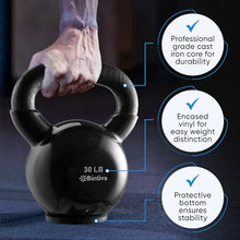 Load image into Gallery viewer, Kettlebell Sets Professional Grade - Strength Training Kettlebells for Home Workout - Cast Iron