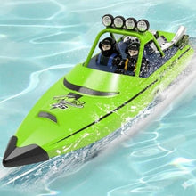 Load image into Gallery viewer, SVERTIBO RC Boat W/ 2.4GHz Remote Control, 2 Rechargeable Batteries & LED Lights for Pool