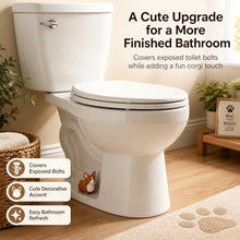 Load image into Gallery viewer, RAINGOWN Glow in the Dark Corgi Toilet Bolt Covers, 2 Pack