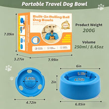 Load image into Gallery viewer, Slow Feeder Dog Bowls, Dog Lick Bowl with Rolling Ball for Small & Medium Breeds - Lick & Roll Bowl for Liquid Treats, Bone Broth & Yogurt, Non-Slip Suction Base