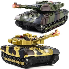 Load image into Gallery viewer, Supdex 1/28 RC Battle Tank Set, Remote Control Army Toy That Shoots for Kids and Adults