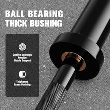 Load image into Gallery viewer, RitFit Barbell Weight Set - 4/6FT Olympic Barbell with Weight Plates (55-115LB Total) - Hip Thrusts 4FT Black Bar with 55LB Plates