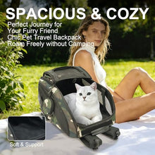 Load image into Gallery viewer, Aimease Dog Carrier Backpack for Medium Dogs up to 22 IBS, Dog Hiking Backpacks with Multi Compartment Storage & Adjustable Straps, Waterproof Pet Backpack for Climbing Cycling