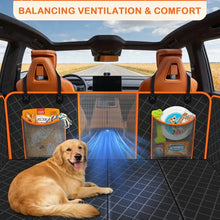 Load image into Gallery viewer, TNELTUEB Dog Car Seat Cover with Bed Mat, Back Seat Extender for Dogs (Black)