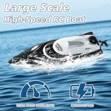 Load image into Gallery viewer, Podleer RC Boat-Remote Control Boat for Adults-High Speed 35+ KPH for Pool (Black)