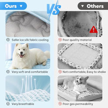 Load image into Gallery viewer, YAUNJI Dog Cooling Eco-Friendly Mat, 2026 New Portable Pet Cooling Pad for Dogs Cats Sleeping Mat for Home Outdoor, Washable Dog Water Bed for Bored Indoor Summer (White, Large)
