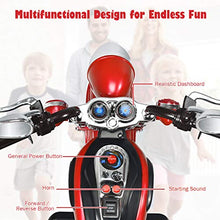 Load image into Gallery viewer, Costzon Kids Motorcycle, 6V Battery Powered Ride on Chopper Motorcycle w/Horn, Headlight