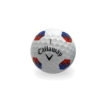Load image into Gallery viewer, GolfBall Nut - 24 Recycled Golf Balls for Callaway Chromesoft Truvis Red Blue - Used Golf Balls Bulk Pristine 5A+ Condition – Includes Mesh Bag – 24-Pack, White