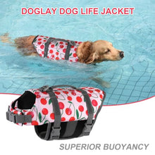 Load image into Gallery viewer, Doglay Dog Life Jacket, Dog Life Vest for Swimming Boating, Adjustable Puppy Life Jacket with Reflective Stripes, Superior Buoyancy Pet Swimming Vest for Small Medium and Large Dogs