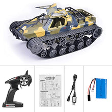 Load image into Gallery viewer, GoolRC RC Tank Car, 1/12 Scale 2.4GHz Remote Control Tank, 360?Rotating Off-Road RC Crawler Military Vehicle