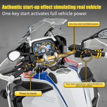 Load image into Gallery viewer, RC Motorcycle Model for Adult, 1/6 Scale R1250GS Dynamic Motorbike Display with Ignition Sound