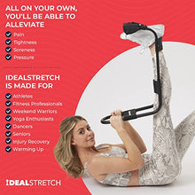 Load image into Gallery viewer, IdealStretch - Original Patented – Hamstring Stretcher, Lower Back Stretcher, Hip Stretcher, & Calf Stretcher - Pain Relief & Leg Stretcher
