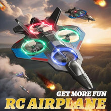 Load image into Gallery viewer, Foam Remote Control Airplanes with 3 Batteries, RC Planes Fighter Jet