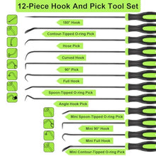 Load image into Gallery viewer, Doaho 12PCS Automotive Hook and Pick Tool Set,Long & Mini Precision Puller Remover Tool Kit for Auto O-Ring,Seal & Gasket Removal,Mechanic Professional Tools,Car Repair Essentials