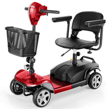 Load image into Gallery viewer, Wooken 4-Wheel Mobility Scooter for Seniors, Adults, Elderly, Foldable Mobility Scooter, Powered Mobility Scooter Wheelchair Device, All Terrain Compact Heavy Duty Mobility for Travel